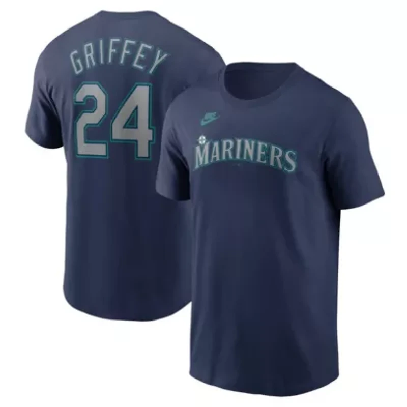MLB Nike Ken Griffey Jr. Seattle Mariners Fuse Name & Number T-Shirt