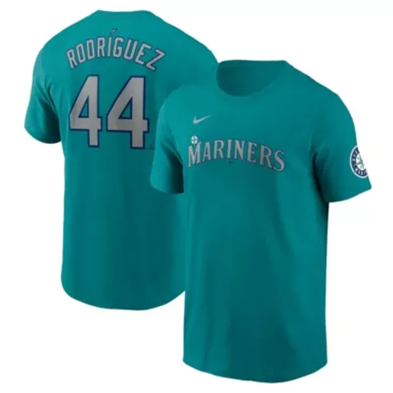 MLB Nike Julio Rodríguez Seattle Mariners Fuse Name & Number Inline T-Shirt