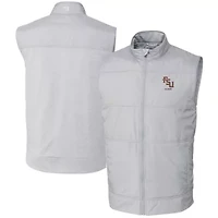 NCAA Florida State Seminoles Alumni Logo Stealth Hybrid Quilted Windbreaker Full-Zip Vest