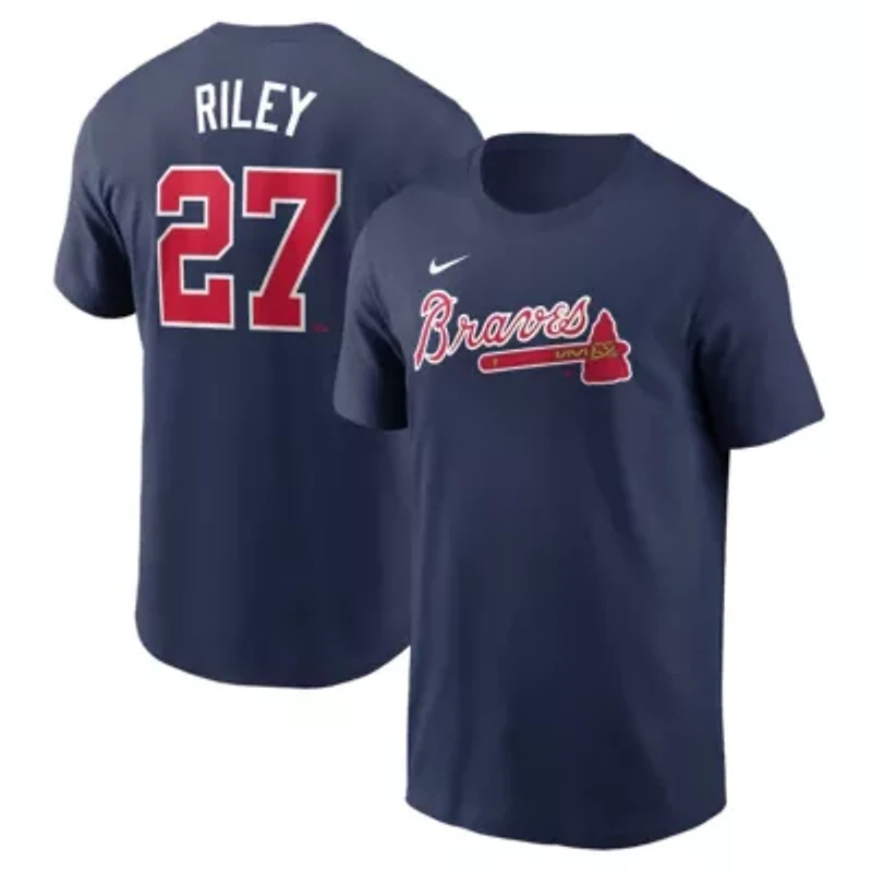 MLB Nike Austin Riley Atlanta Braves Fuse Name & Number T-Shirt