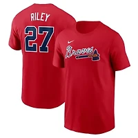 MLB Nike Austin Riley Atlanta Braves Fuse Name & Number T-Shirt