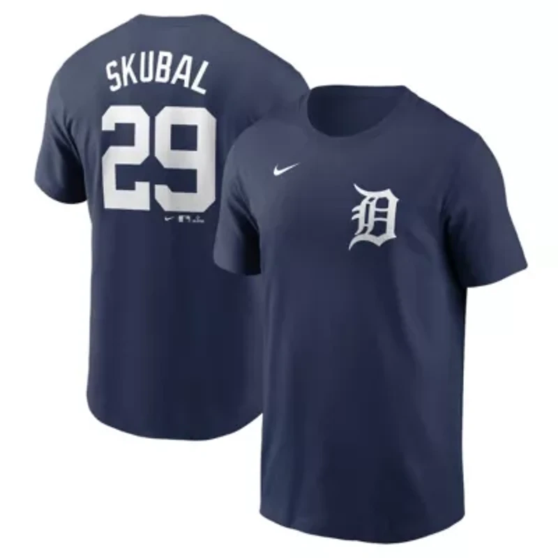 MLB Nike Tarik Skubal Detroit Tigers Fuse Name & Number T-Shirt