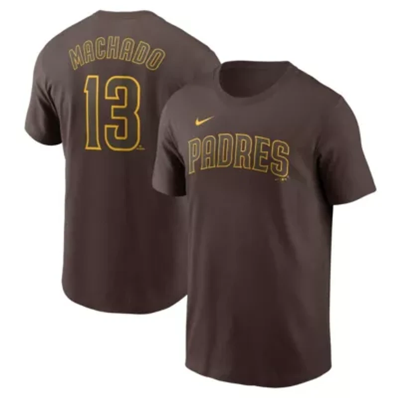 MLB Nike Manny Machado San Diego Padres Fuse Name & Number T-Shirt