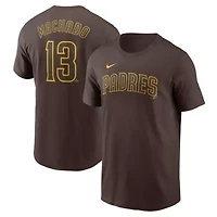 MLB Nike Manny Machado San Diego Padres Fuse Name & Number T-Shirt