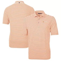 NCAA Tennessee Volunteers Alumni Logo Virtue Eco Pique Stripe Recycled Polo