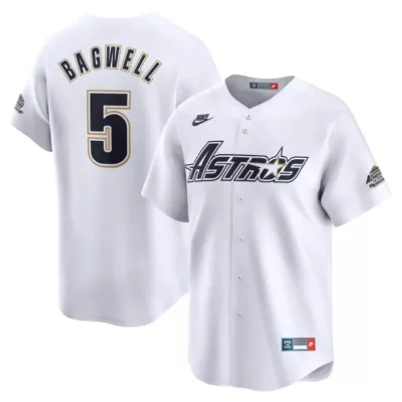 MLB Nike Jeff Bagwell Houston Astros Throwback Cooperstown Collection Limited Jersey