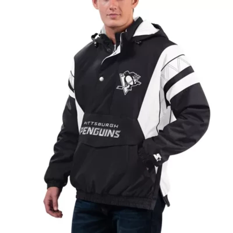 NHL x Ice Pittsburgh Penguins Home Team Half-Zip Pullover Hoodie