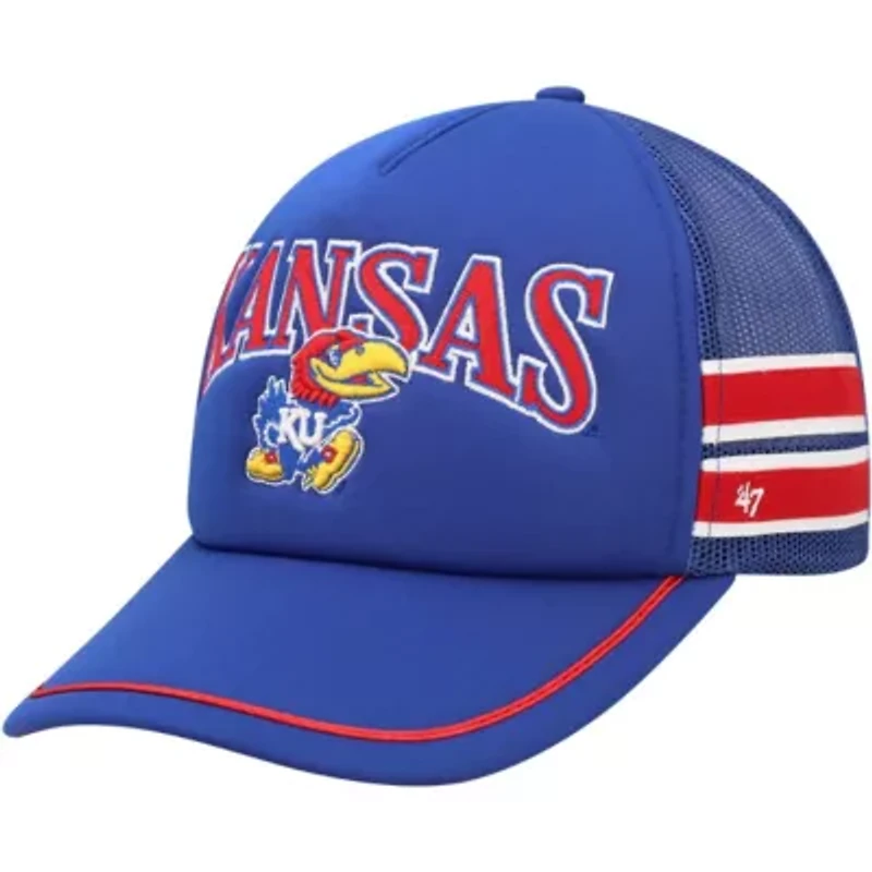 NCAA Kansas Jayhawks Sideband Trucker Adjustable Hat