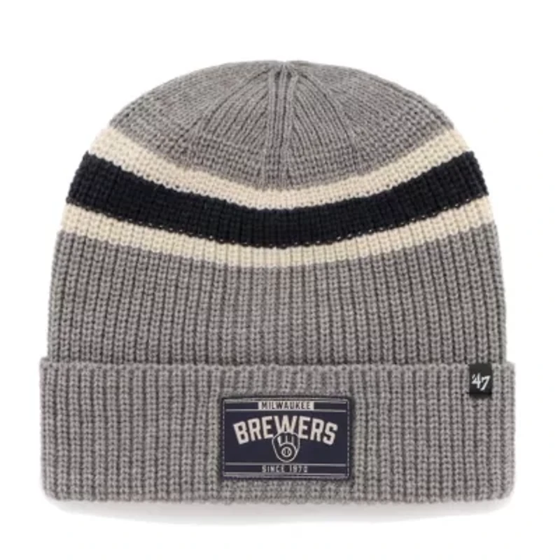 MLB Milwaukee Brewers Penobscot Cuffed Knit Hat