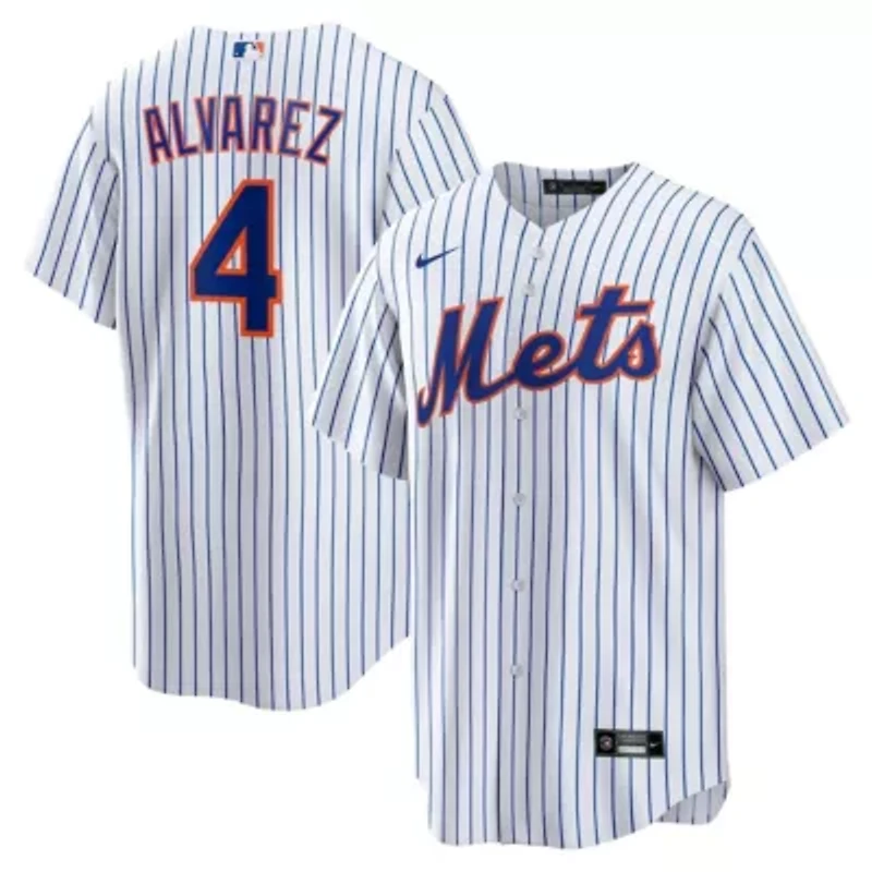 MLB Nike Francisco Alvarez New York Mets Replica Player Jersey