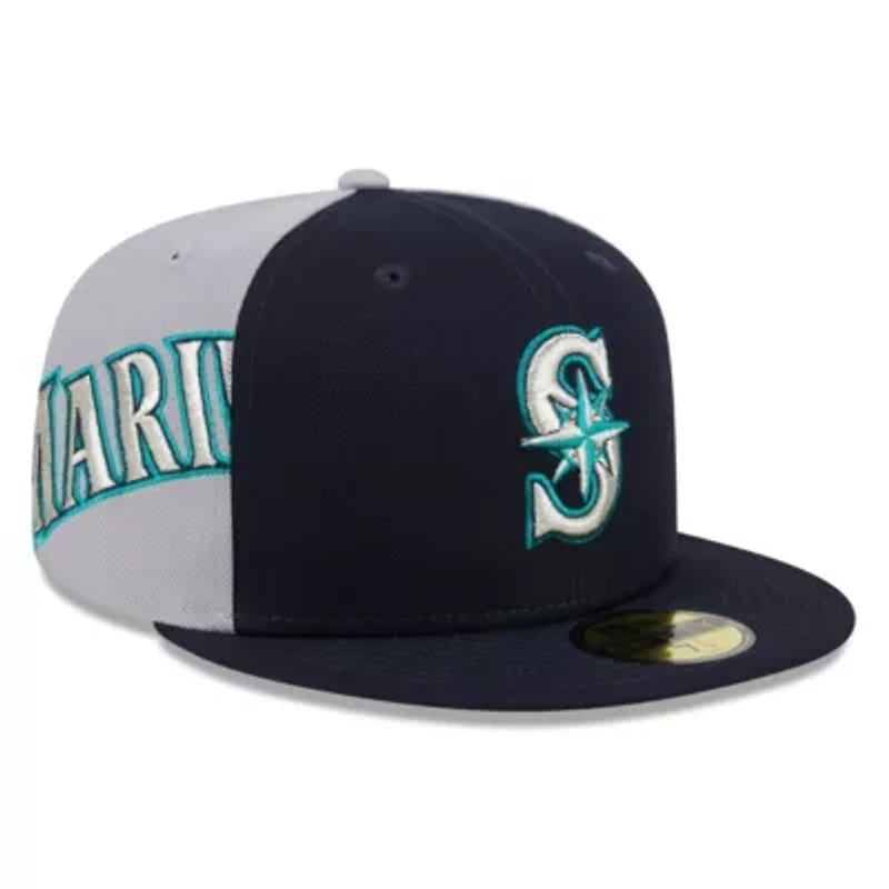 MLB Navy/Gray Seattle Mariners Gameday Sideswipe 59FIFTY Fitted Hat