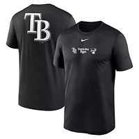 MLB Nike Tampa Bay Rays Fashion Over Shoulder Logo Legend T-Shirt