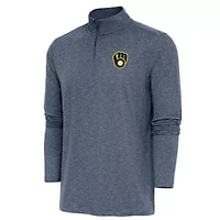 MLB Milwaukee Brewers Hunk Quarter-Zip Pullover Top