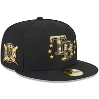 MLB Tampa Bay Rays 2024 Armed Forces Day On-Field 59FIFTY Fitted Hat