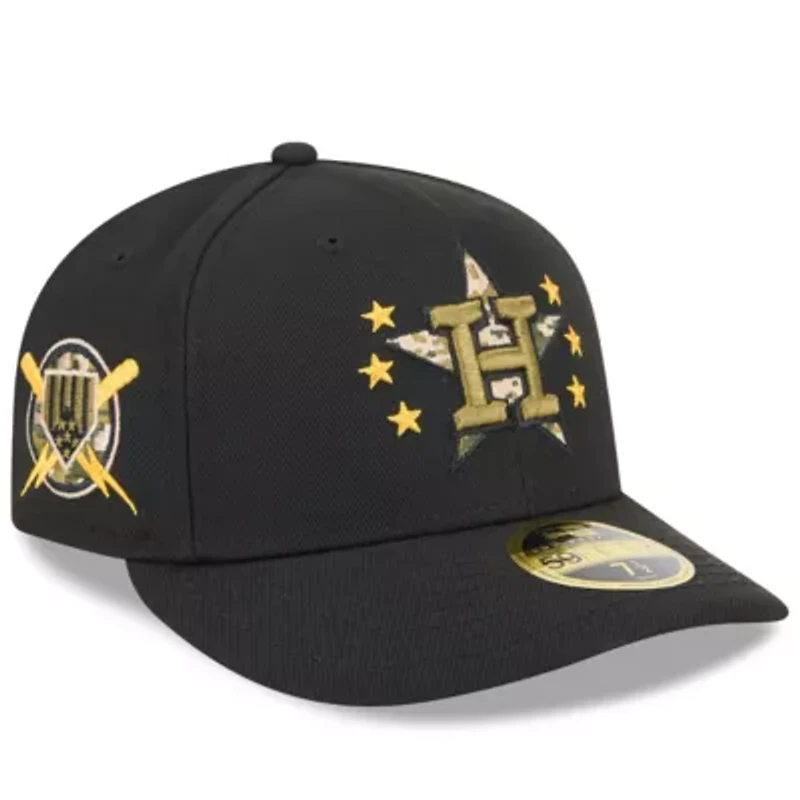 MLB Houston Astros 2024 Armed Forces Day Low 59FIFTY Fitted Hat