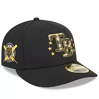 MLB Tampa Bay Rays 2024 Armed Forces Day Low 59FIFTY Fitted Hat