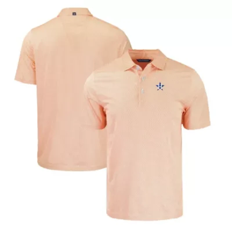 MLB Houston Astros Pike Eco Symmetry Print Stretch Recycled Polo