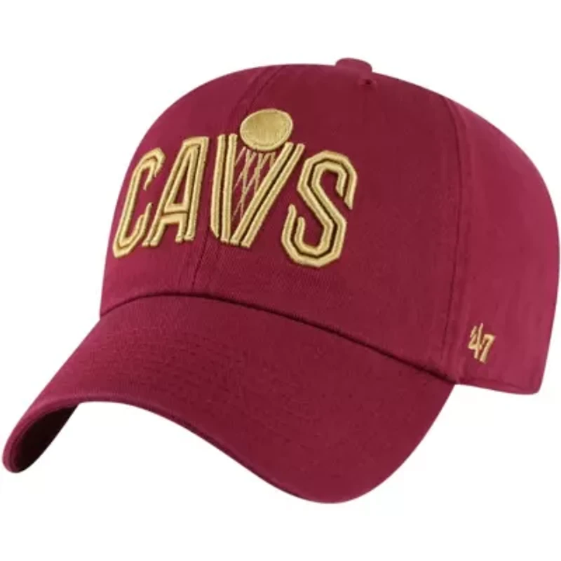 NBA Cleveland Cavaliers Core Wordmark Clean Up Adjustable Hat
