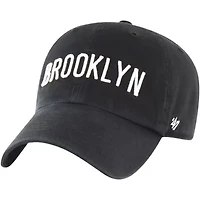 NBA Brooklyn Nets Core Wordmark Clean Up Adjustable Hat