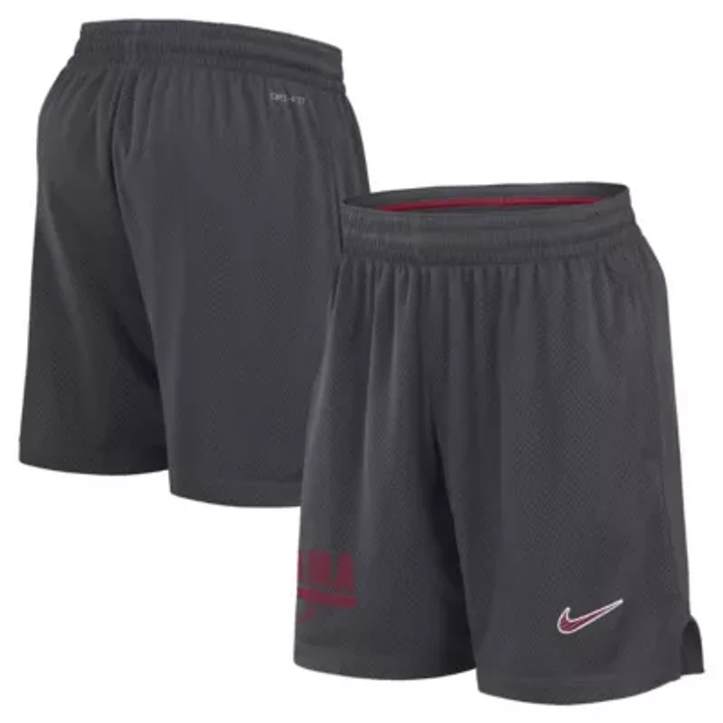 Alabama Crimson Tide NCAA Nike 2024 Sideline Performance Mesh Shorts