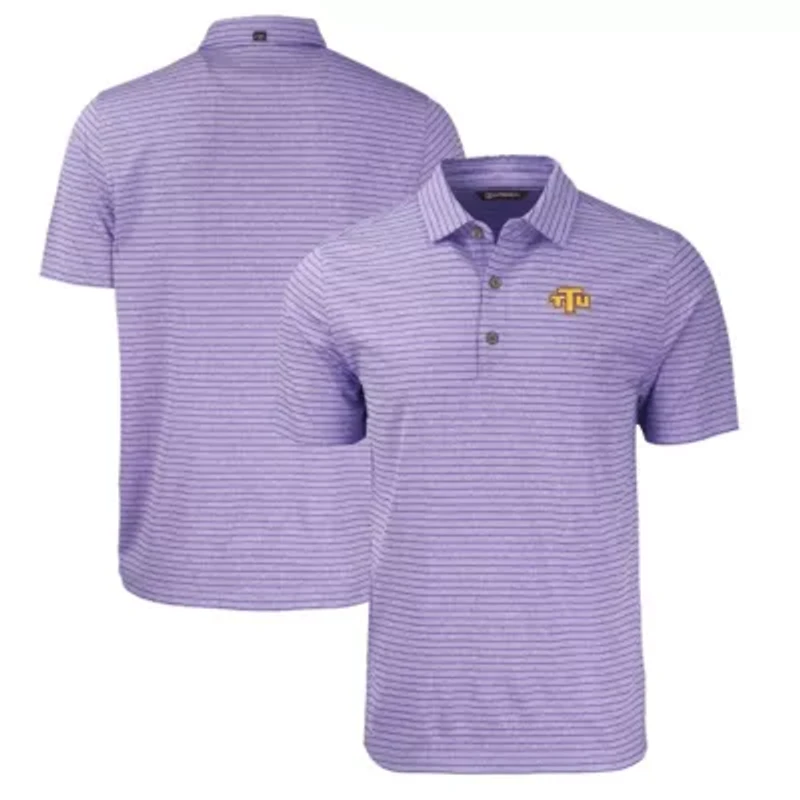 NCAA Tennessee Tech Golden Eagles Forge Eco ed Stripe Stretch Recycled Polo