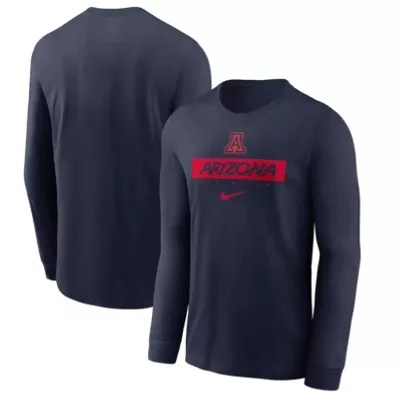 NCAA Nike Arizona Wildcats 2024 Sideline Legend Dri-FIT Long Sleeve T-Shirt