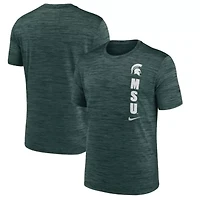 NCAA Nike Michigan State Spartans 2024 Sideline Velocity Dri-FIT T-Shirt