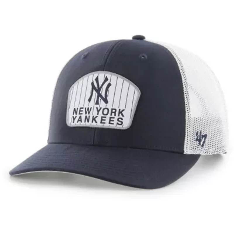 MLB New York Yankees Retro Region Patch Trucker Adjustable Hat