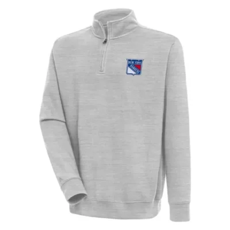 NHL New York Rangers Victory Quarter-Zip Pullover Top