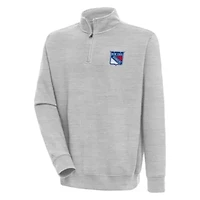 NHL New York Rangers Victory Quarter-Zip Pullover Top