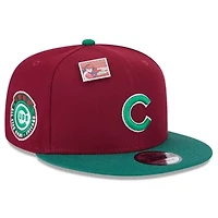 MLB Cardinal/Green Chicago Cubs Strawberry Big League Chew Flavor Pack 9FIFTY Snapback Hat