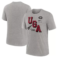 NCAA Nike Georgia Bulldogs Blitz Roll Call Tri-Blend T-Shirt