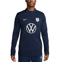 Soccer National Teams Nike USMNT 2024 Strike Drill Performance Quarter-Zip Pullover Top