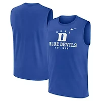 Duke Blue Devils NCAA Nike Primetime Legend Dri-FIT Muscle Tank Top