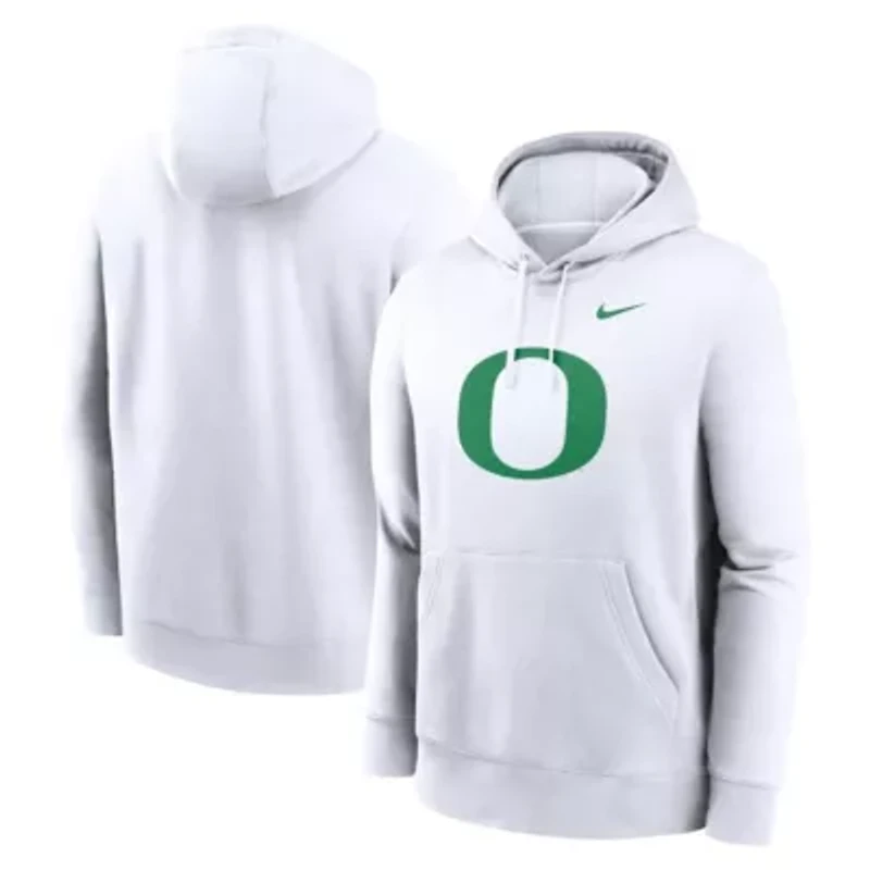 NCAA Nike Oregon Ducks Primetime Club Fleece Pullover Hoodie