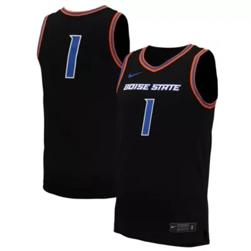 NCAA Nike #1 Boise State Broncos Replica Basketball Jersey