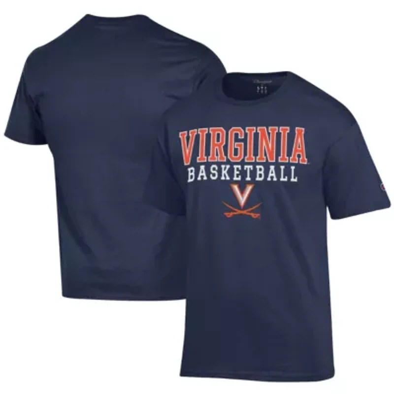 NCAA Virginia Cavaliers Icon Logo Basketball Jersey T-Shirt