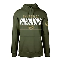 NHL Nashville Predators Delta Podium Fleece Pullover Hoodie