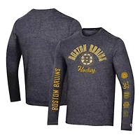 NHL Multi-Logo Tri-Blend Long Sleeve T-Shirt