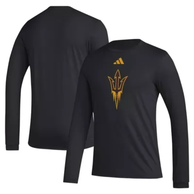 NCAA Arizona State Sun Devils Primary Locker Logo Pre-Game Long Sleeve T-Shirt