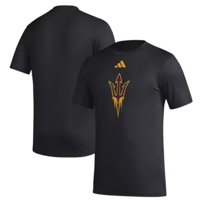 NCAA Arizona State Sun Devils Primary Locker Logo Pre-Game AEROREADY T-Shirt