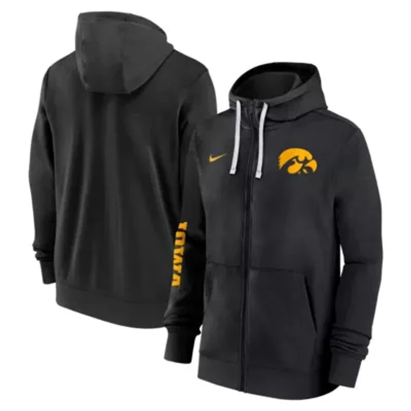 NCAA Nike Iowa Hawkeyes 2024 Sideline Full-Zip Hoodie