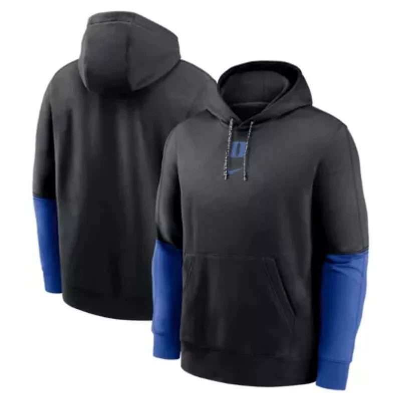 Duke Blue Devils NCAA Nike 2024 Sideline Club Pullover Hoodie