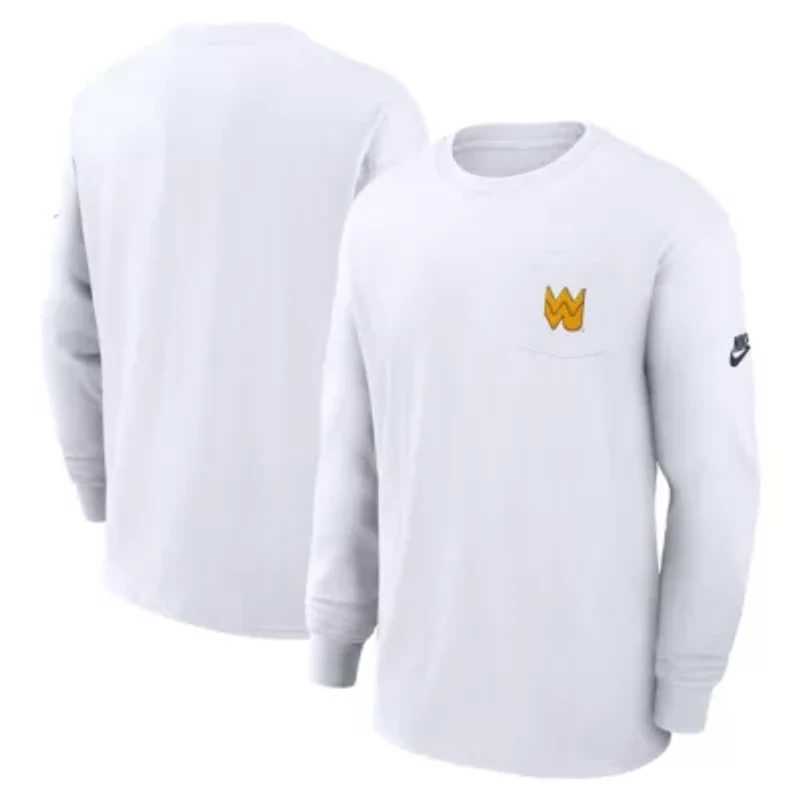 NCAA Nike West Virginia Mountaineers Legacy Max90 Pocket Long Sleeve T-Shirt