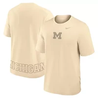 NCAA Nike Michigan Wolverines Primary Statement Two-Hit Performance T-Shirt