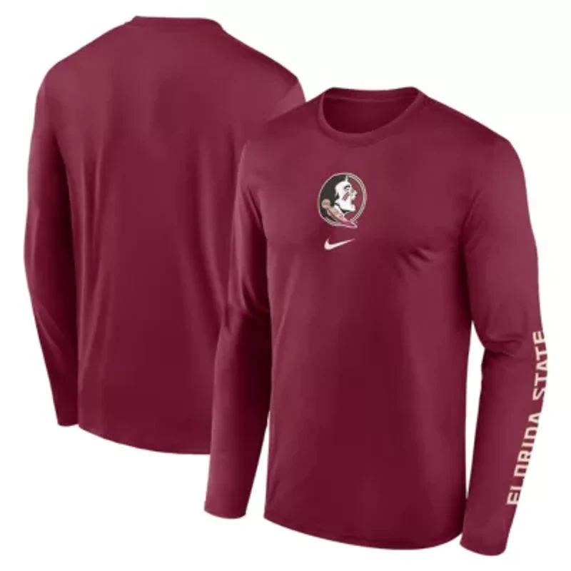 NCAA Nike Florida State Seminoles Primetime Two-Hit Legend Dri-FIT Long Sleeve T-Shirt