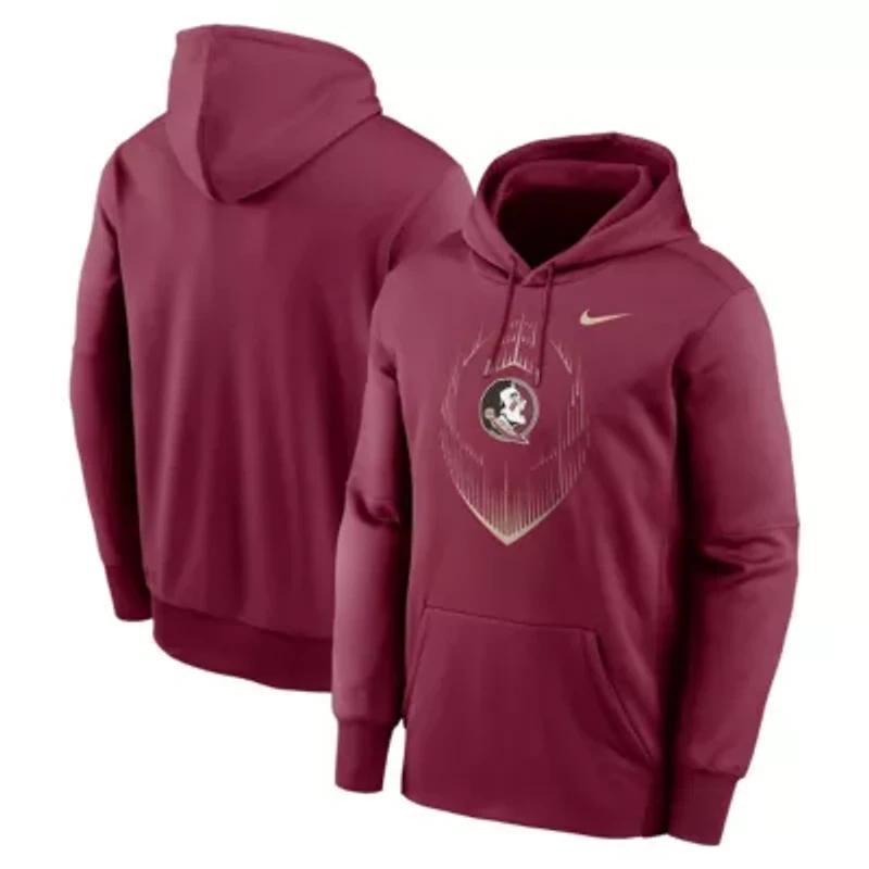 NCAA Nike Florida State Seminoles Icon Football Performance Pullover Hoodie