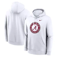 Alabama Crimson Tide NCAA Nike Primetime Alternate Logo Club Fleece Pullover Hoodie