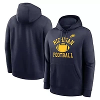 NCAA Nike Michigan Wolverines Legacy Football Icon Club Fleece Pullover Hoodie