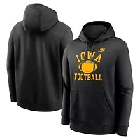 NCAA Nike Iowa Hawkeyes Legacy Football Icon Club Fleece Pullover Hoodie
